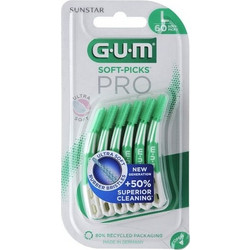 Gum 690 Pro Μεσοδόντιες Οδοντογλυφίδες L Πράσινες 30τμχ