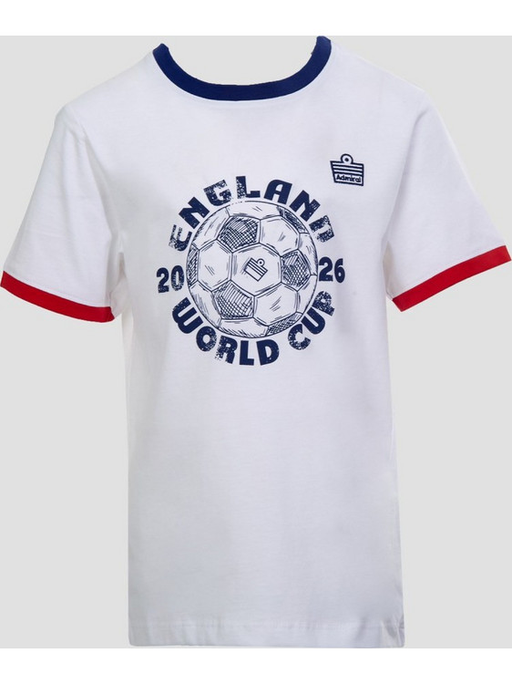 Admiral Παιδικό T-Shirt Κοντομάνικο Λευκό 1121560088