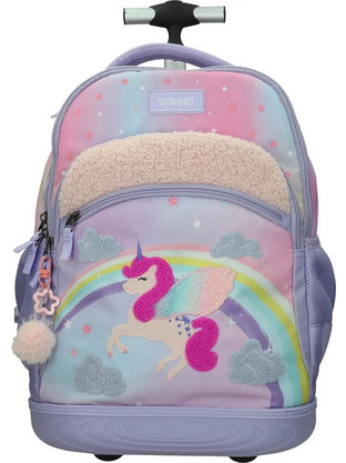 Street Lovely Unicorn Σχολική Τσάντα Τρόλεϊ Δημοτικού Λιλά 157531500