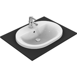 Ideal Standard Connect Ένθετος Νιπτήρας Μπάνιου Οβάλ Πορσελάνης 55x43cm Λευκός E503901