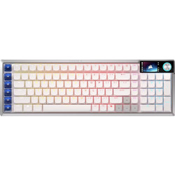 Corsair Vanguard Air 99 Ασύρματο Μηχανικό Gaming Πληκτρολόγιο με Corsair OPX Διακόπτες RGB White