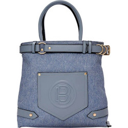 Bag to Bag Γυναικεία Τσάντα Χειρός Υφασμάτινη Μπλε YR3517