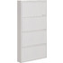 HomeMarkt Παπουτσοθήκη Μεταλλική Stark Λευκή M71xΠ15xΥ137cm HM6634.02