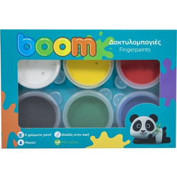 Boom Σετ Δακτυλομπογιές 6x30ml FP-06