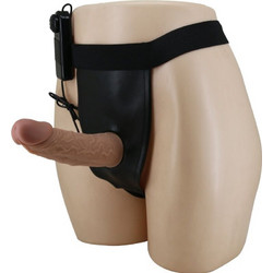 Pretty Love Harness Briefs Εσώρουχο Strap On με Dildo & Δόνηση Καφέ