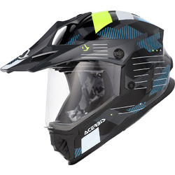 Acerbis Rider Junior Black Nero Giallo Yellow Κράνος Μηχανής Full Face 1250gr