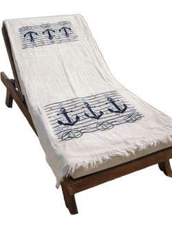 Stewe Home Πετσέτα Θαλάσσης Άγκυρα 90x170cm 28620