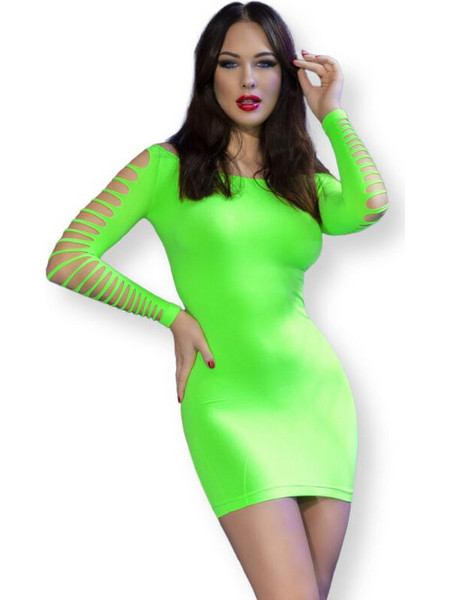 Chilirose Sexy Φόρεμα See Through Πράσινο CR4617