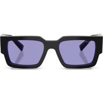 Prada PRB17S 16K08Z Ανδρικά Γυαλιά Ηλίου Τετράγωνα Κοκάλινα Μπλε με Μπλε Φακό