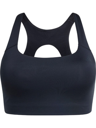 Adidas Optime Workout 3-Stripes Αθλητικό Μπουστάκι με Μέτρια Στήριξη Μαύρο KB9557