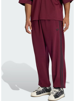 Adidas Ανδρικό Παντελόνι Φόρμας Fleece Μπορντό KV9277