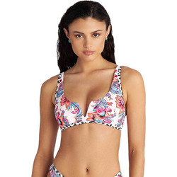 BLU4U Escape Bikini Top Μπουστάκι με Ενίσχυση Floral Λευκό Πολύχρωμο 26366315-06