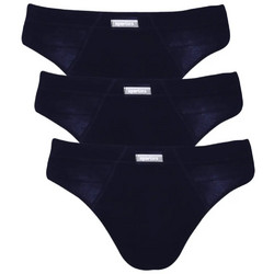Minerva Sporties Ανδρικά Σλιπ Βαμβακερά Navy Μπλε 3Pack 90-23027-155