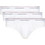 Dsquared2 Ανδρικά Σλιπ Βαμβακερά Λευκά 3Pack DCX610040-100