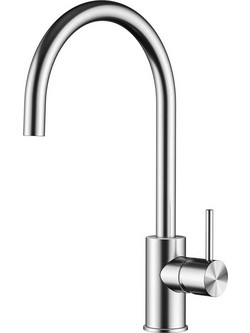 Karag Eternity 03466ET Μπαταρία Κουζίνας Πάγκου Διπλής Παροχής Ανάμεικτη Inox