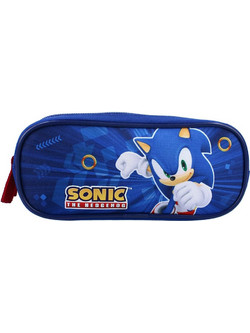 Vadobag Sonic the Hedgehog Κασετίνα με 2 Θήκες Μπλε VADO155-01309