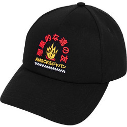 American Socks Ανδρικό Καπέλο Jockey Snapback Υφασμάτινο Μαύρο ASG171
