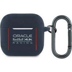 Red Bull Θήκη Σιλικόνης με Γάντζο για Apple AirPods 4 Navy Μπλε