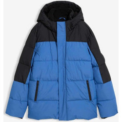 Bonprix Παιδικό Μπουφάν Χειμωνιάτικο Puffer Αδιάβροχο Αντιανεμικό Royal Blue Μαύρο 932171