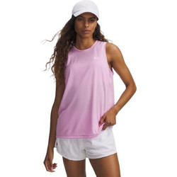 Under Armour Tech Tank Γυναικείο Αθλητικό T-Shirt Ροζ 1383655669