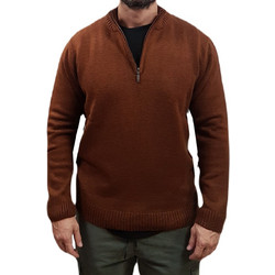 Lexton Elite Zip Ανδρική Πλεκτή Μπλούζα με Φερμουάρ Rusted 17.32