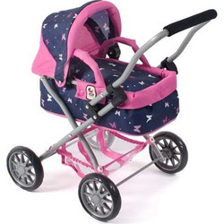 Bayer Chic 2000 Καρότσι Smarty Flowers Μπλε Ροζ 55553