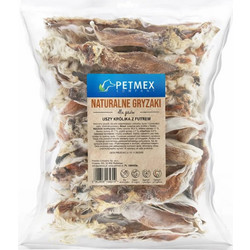 Petmex Rabbit Ear with Fur 200gr