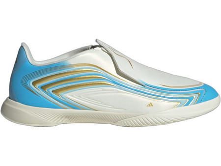 Adidas F50 Messi League IN KK1383 Παιδικά Ποδοσφαιρικά Παπούτσια Σάλας Λευκά Γαλάζια
