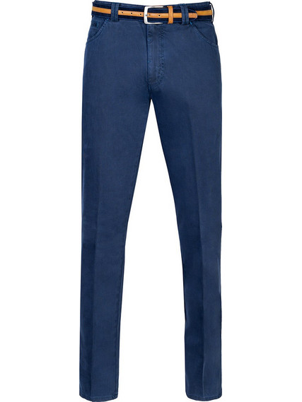 Meyer Dublin Ανδρικό Παντελόνι Chino Κανονική Εφαρμογή Navy Μπλε 2-3508