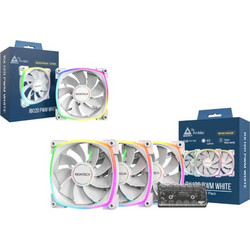 Montech RX120 Reverse Case Fan 120mm ARGB με Σύνδεση 3-Pin 4-Pin PWM 3τμχ White