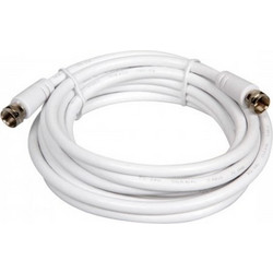 Lampa Καλώδιο Κεραίας Coax Female to Coax Female 3m White L3910.2