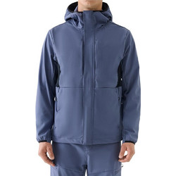 4F Ανδρικό Μπουφάν Softshell Πετρόλ 4FWAW25TSOFM360-32S