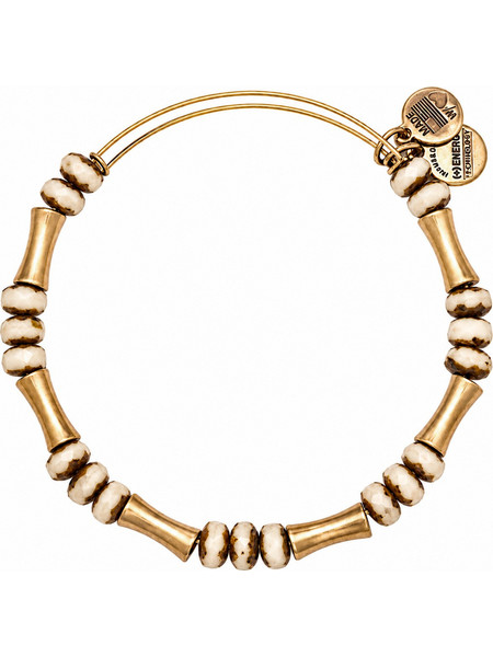 Alex and Ani Γυναικείο Βραχιόλι Βέργα Xρυσό με Χάντρες A13EB24RG