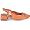 JB Martin Vivelle Γόβες Slingback Λουστρίνι με Χοντρό Χαμηλό Τακούνι Πορτοκαλί AHJ305-308-P
