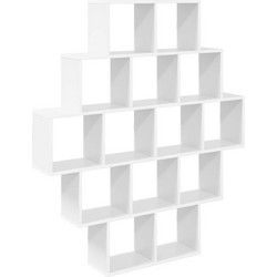 vidaXL Βιβλιοθήκη Τοίχου 120x20x136cm 8012156