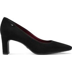 Tamaris Γόβες Suede με Χοντρό Χαμηλό Τακούνι Μαύρες 1-22455-47-001