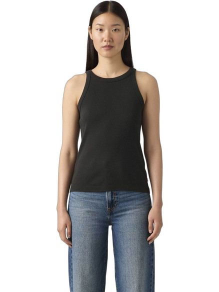 Levi's Γυναικείο Καλοκαιρινό Top Ριπ Μαύρο A3381-0001
