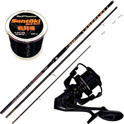 Pregio Lancelot + Oceanic Team Power Cast 10000 Σετ Καλάμι Ψαρέματος για Surf Casting Carbon Τρίσπαστο 4.2m με Μηχανισμό 100-200gr