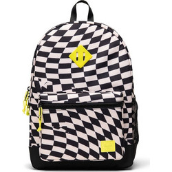Herschel Heritage Σχολική Τσάντα Πλάτης Δημοτικού Μαύρη Λευκή 11576-04983
