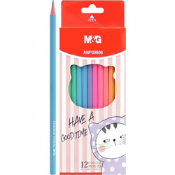 M&G Pastel So Many Cats Ξυλομπογιές Σετ 12τμχ