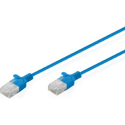 Digitus U/UTP Cat.6 Καλώδιο Δικτύου Ethernet 2m Blue DK-1618-020S-B