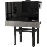 Moretti Design Slot Vision Aqua Ενεργειακό Τζάκι Καλοριφέρ Pellet Ίσιο 26kW