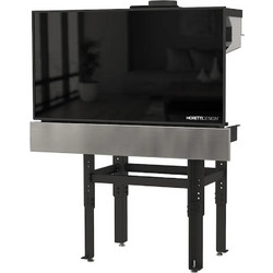 Moretti Design Slot Vision Aqua Ενεργειακό Τζάκι Καλοριφέρ Pellet Ίσιο 26kW