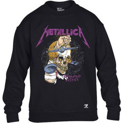 Takeposition Metallica Damaged Justice Παιδικό Φούτερ Μαύρο 810-7787