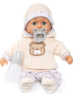Bayer Design Κούκλα Μωρό First Words Baby Beige