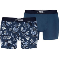 Levi's Ανδρικά Μποξεράκια Σετ 2Pack Navy Μπλε 701238424-001