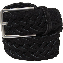 Funky Buddha Ανδρική Ζώνη Δερμάτινη Πλεκτή Μαύρη FBM012-096-10