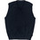 Double Ανδρική Καζάκα με V Λαιμόκοψη Navy Μπλε KNIT-8022