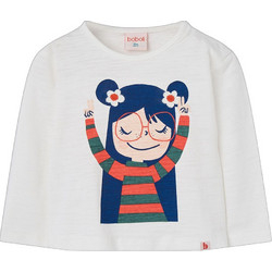 Boboli Παιδικό T-Shirt Μακρυμάνικο Λευκό 334101-1111