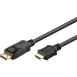 Goobay Καλώδιο DisplayPort 2.1 to HDMI Male 1m Black 80519